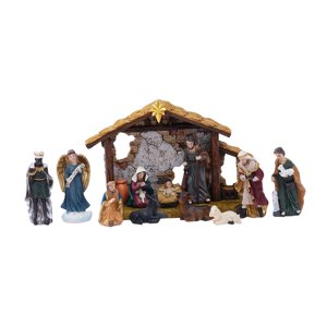 Bothyi - 12 Figuras Navideñas De Jesús Para El Pesebre De La Chimenea.