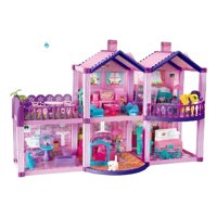 Genérico - Casa De Muñecas Infantil Con Muebles Y Animales