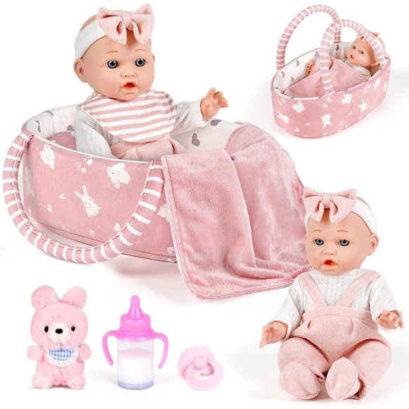 Muñeca Bebé Dreamon 12 Pulgadas 11 Piezas