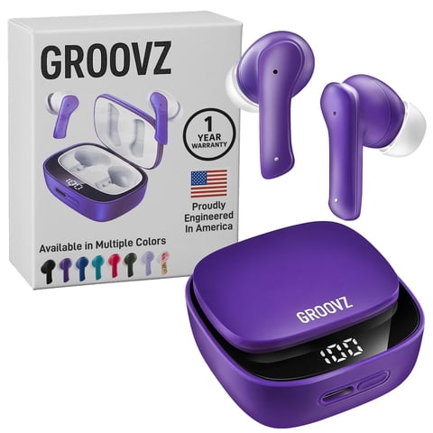 Groovz - Audífonos True Wireless Con Estuche De Carga Color