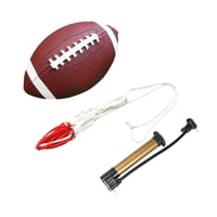 Magideal - Balón De Fútbol Americano Con Bomba De Inflado, Equipo Deportivo Portátil, Balón De Competición De Fútbol De Entrenamiento Suave Para Entrenamiento De 24 Cm A 25 Cm