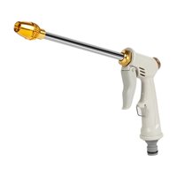 Ioensy - Boquilla De Manguera De Jardín, Boquilla De Pulverización Portátil De Alta Presión Para Lavar Coches, Boquilla Larga