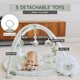 thumbnail image 3 of Juego Mat & Play Gym Aila+Aiden, 6 en 1, XL, actividad para bebés, salvia, 3 of 5