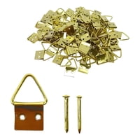 Genérico - Pack 100 Ganchos Colgadores 13 Mm