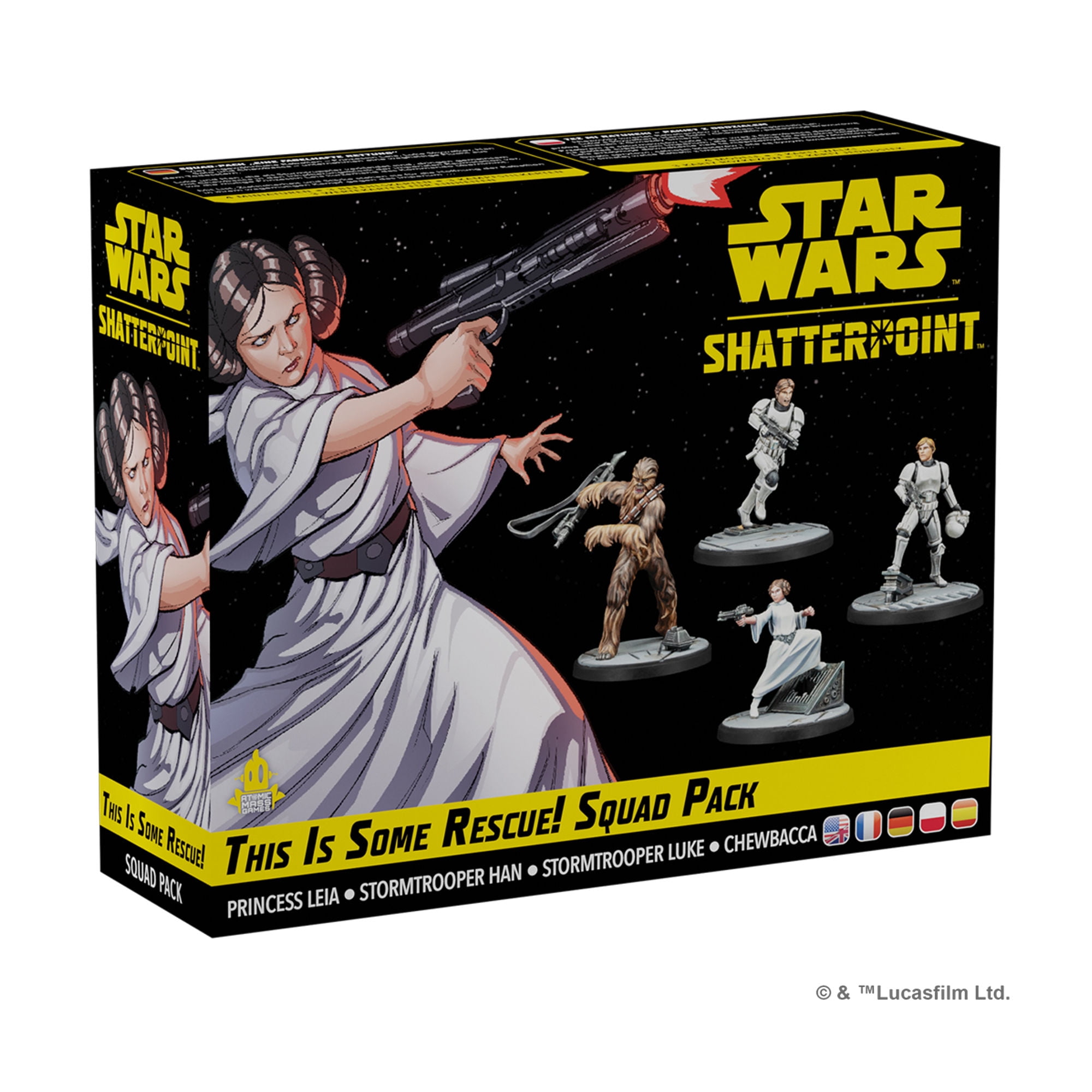 Asmodee - Juego De Miniaturas Sw Shatterpoint - This Is Some Rescue! Squad Pack