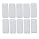 thumbnail image 5 of 10 Piezas De Metal Rectángulo Plano Estampado En Blanco Encantos Etiqueta Colgantes 18x32 Mm, 5 of 5