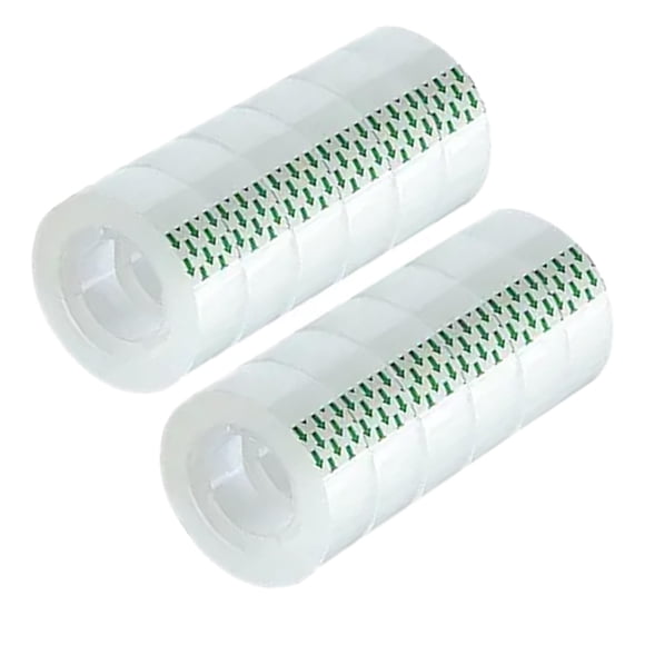 Rollo de recarga MJUNM de cinta transparente de 3/4 pulgadas x 25 m (12 rollos)
