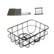 thumbnail image 1 of Alforjas Delanteras Para Bicicleta, Cesta Portabicicletas De Aleación De Aluminio, Portabicicletas Desmontable, Chapa De Hierro Negra, 1 of 5