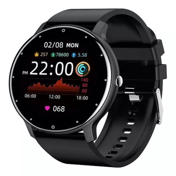 Smartwatch ZL02 - Pantalla Táctil 1.4, Monit. Cardíaco y 10 Modos