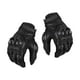 thumbnail image 4 of Guantes De Moto De Cuero PU Premium Pantalla Táctil Para Conducir Negro Y M, 4 of 5