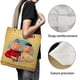 thumbnail image 3 of Pat and Mat Bolso de tela con estampado de lienzo para mujer, bolsa de compras reutilizable y estética, con cremallera interior, regalo para mujer,38*45cm., 3 of 6