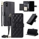 thumbnail image 5 of Funda tipo billetera FOXDOCK para iPhone XS MAX – Tapa abatible con correa para mujer, 5 of 5