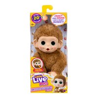 Juguete Interactivo Little Live Pets Pepi Peach Mono 19 Cm