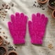 thumbnail image 1 of Guantes Chenille Fucsia claro Adulto Invierno Unisex, 1 of 4