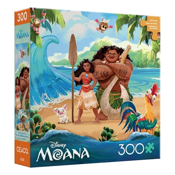 Rompecabezas CEACO Disney Moana 300 piezas – Escena playera