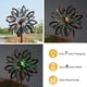 thumbnail image 4 of Wind Spinners Cyan Oasis Yard Garden con luces solares, 4 of 7