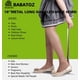 thumbnail image 4 of Calzador de metal con mango extra largo, de acero inoxidable resistente de 43 cm, ideal para mujeres, hombres, niños, personas mayores, personas con discapacidad, embarazadas, botas, vestidos, running, 4 of 5