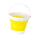 thumbnail image 2 of Pincel Lavadora Cubo Portátil Plegable 2600ml Para Dibujar Al Aire Libre Amarillo, 2 of 5