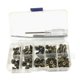 thumbnail image 4 of Picos Cono Tornillo Studs Bullet Punk Remache Studs Bolsas De Cuero Ropa Artesanía Bronce 60pcs, 4 of 5