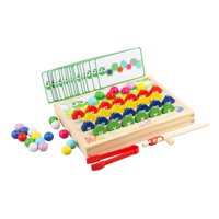 Magideal - Juego De Pesca Magnético De Madera, Habilidad Motora Fina Para Niños Y Niñas De 3, 4 Y 5 Años