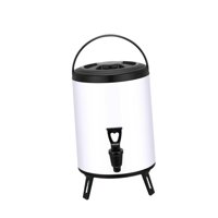 Bothyi - Dispensador De Bebidas Frías Y Calientes Dispensador De Bebidas Aislado Para Jardines De Infancia Al Aire Libre 10L Blanco