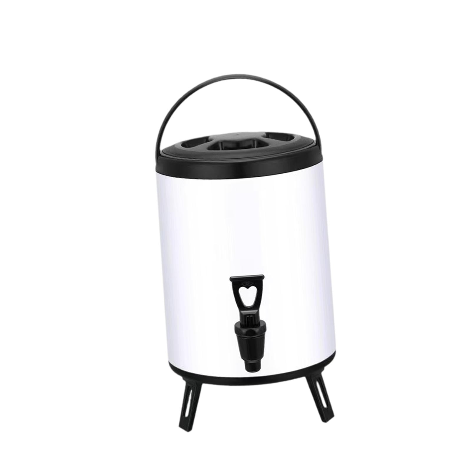 Bothyi - Dispensador De Bebidas Frías Y Calientes Dispensador De Bebidas Aislado Para Jardines De Infancia Al Aire Libre 10l Blanco