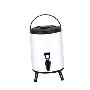 Bothyi - Dispensador De Bebidas Frías Y Calientes Dispensador De Bebidas Aislado Para Jardines De Infancia Al Aire Libre 10L Blanco