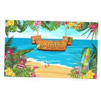 Magideal - 180X110Cm Fotografía Telones De Fondo Party Sea Beach Fondo Para Fiesta De Cumpleaños Para Boda, Fiesta, Recién Nacido, Niños Versátil