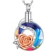 thumbnail image 3 of Collar relicario cenizas o recuerdos rosa love you forever, 3 of 3