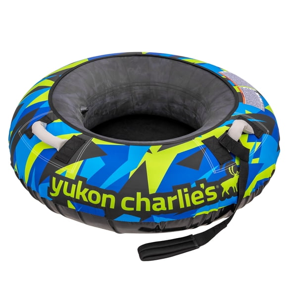 Tubo de nieve Yukon Charlie's Camo de 46 pulgadas, resistente, para niños mayores de 7 años