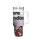 thumbnail image 2 of Comandos Criatura Vaso aislado de acero inoxidable con asa, diseño temático, regalo para familia, amigos y fans; incluye pajita y encaja en el portavasos estándar, 40 oz, 2 of 6