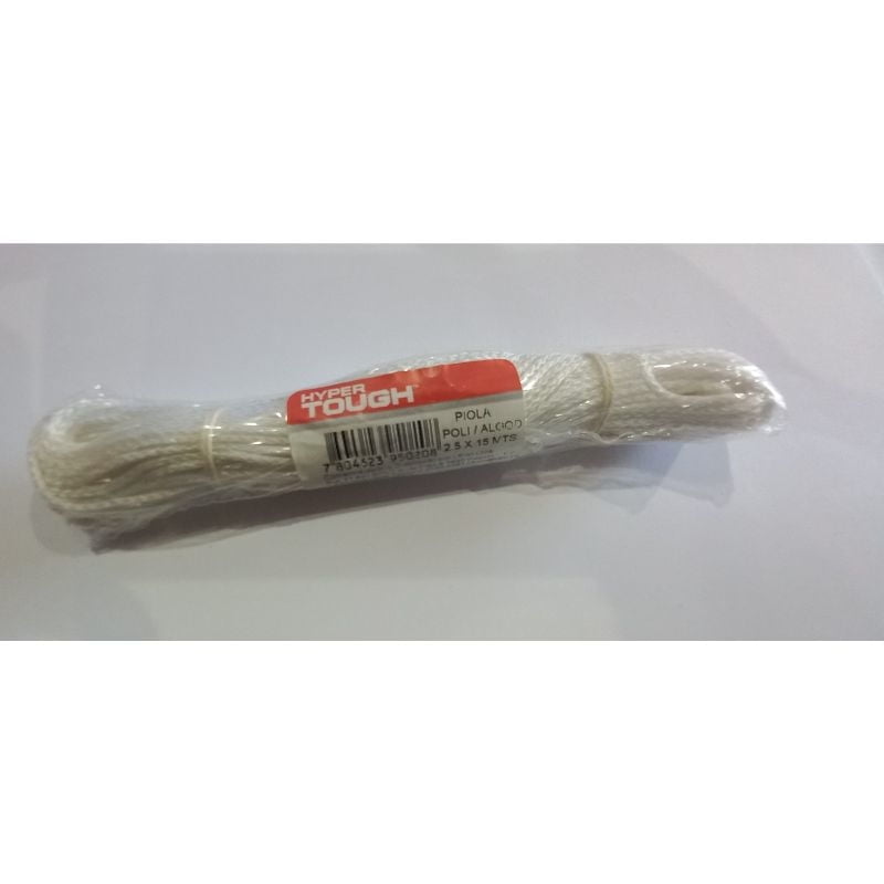 Cuerda De Polipropileno 2.5 X 15 Mts Hyper Tough