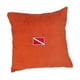 thumbnail image 1 of Funda de cojín Bandera de buceo Naranja, 1 of 3