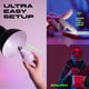 thumbnail image 4 of Bombillas inteligentes LIFX A19 RGBW blanco regulable 2 unidades, 4 of 9