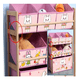 thumbnail image 2 of Estante Infantil Organizador De Juguetes Repisa 60x64x28 Cm Color Rosa, 2 of 4