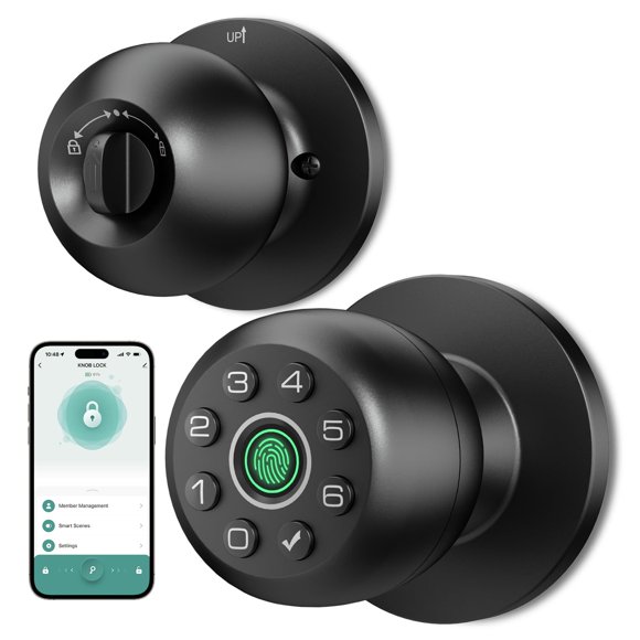 Cerradura Biométrica HEI LIANG HL-9 con Control por App sin Llave
