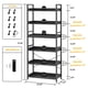 thumbnail image 3 of Estantería HCHQHS de 6 niveles, industrial, ajustable, 180 cm de altura, 3 of 8