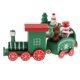 thumbnail image 2 of Navidad tren de madera adorno de madera juguete de navidad vehículos decoración regalo verde, 2 of 5