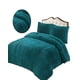 thumbnail image 2 of Pack Cobertor De Invierno Peludo 2 Plazas 230x250cm Turquesa, 2 of 4