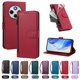 thumbnail image 4 of Funda con Billetera para [Xiaomi Redmi 17C 4G] con Bolsillo Zipper y Tarjetero Rojo, 4 of 6