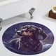thumbnail image 5 of Alfombra Redonda de Felpa Coral Perro Salchicha Desmarcar 60cm, 5 of 6