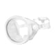 thumbnail image 1 of Máscara De Buceo Con Esnórquel, Antiempa?amiento, Cómoda Y Portátil, Gafas De Buceo De Cristal Ovalado, Color Blanco, 1 of 5