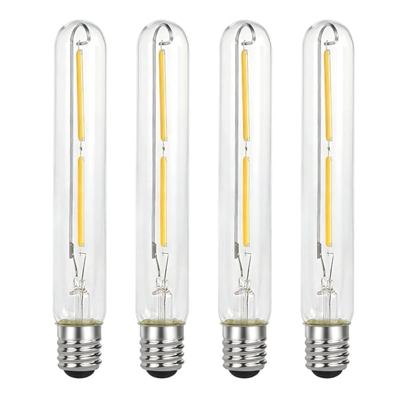 Tubo LED RUB0B0SHOP T6.5 4W 137 mm E17 (paquete de 4)