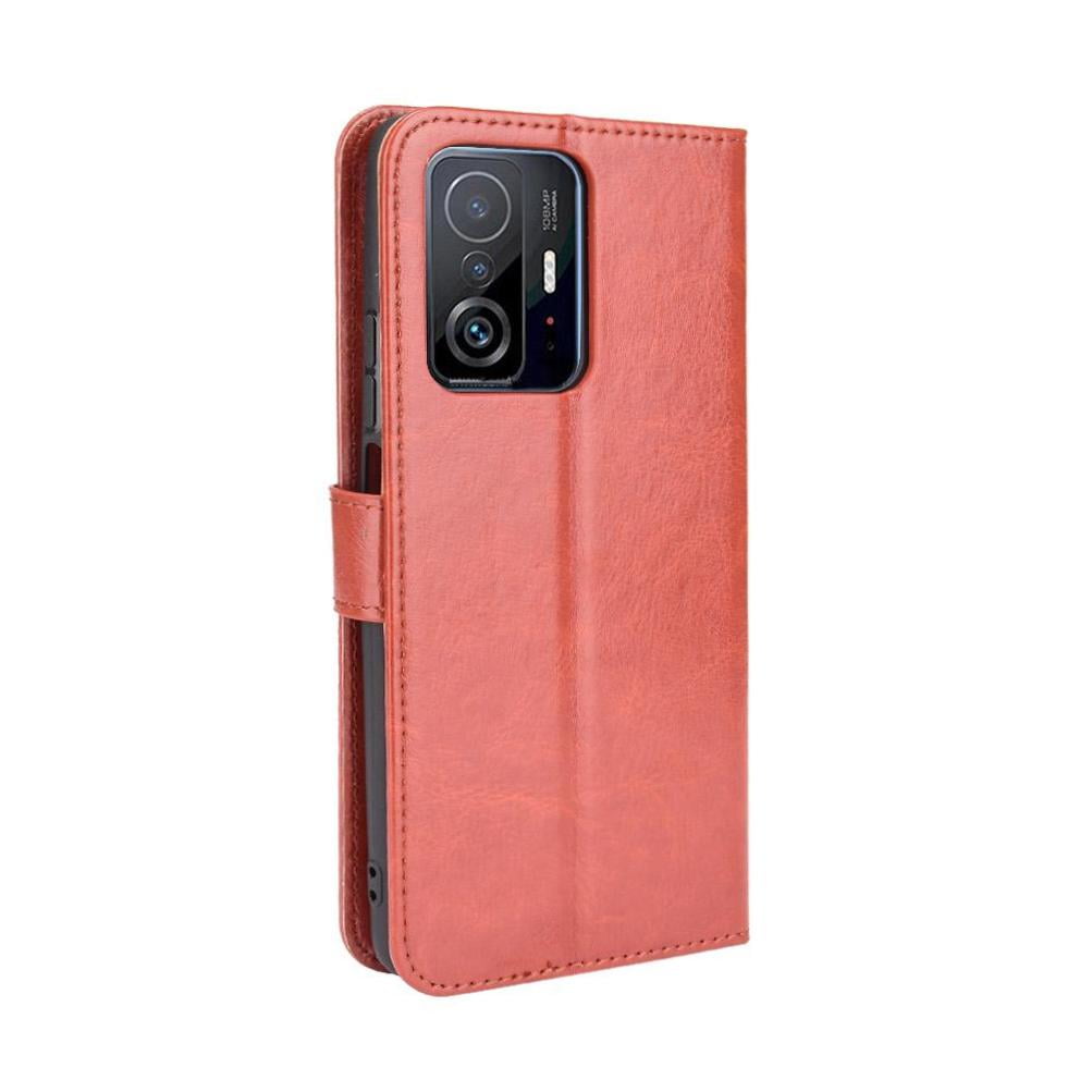 Foxdock - Funda Tipo Libro Para Xiaomi Mi 11t/1t Pro 5g, Cartera Todo‑en‑uno, Funda Multifuncional Con Tarjetero Y Correa De Muñeca Desmontable