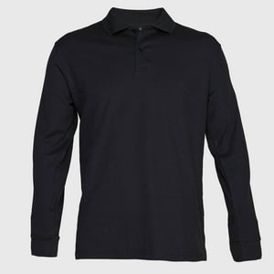 Jayson - Polera Ml Hombre Waffle Negro L