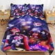 thumbnail image 1 of Hazbin Hotel Helluva Boss Bedding Set Duvet Cover Comfortable and Lightweight Cartoon Bedding 3 Piece Bed Set, 1 of 5