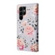thumbnail image 5 of FOXDOCK Funda Tipo Cartera Floral para Samsung Galaxy S23 Ultra ,Funda con Tapa de Cuero PU, Protección Antigolpes con Ranuras para Tarjetas y Soporte, 5 of 5