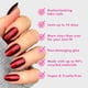 thumbnail image 3 of Manicería instantánea ovalada Olive & June Press-On Nails, tamaño mediano, 3 of 7