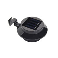 Concepts Life - Foco Led Redondo Con Panel Solar 1.2V Negro