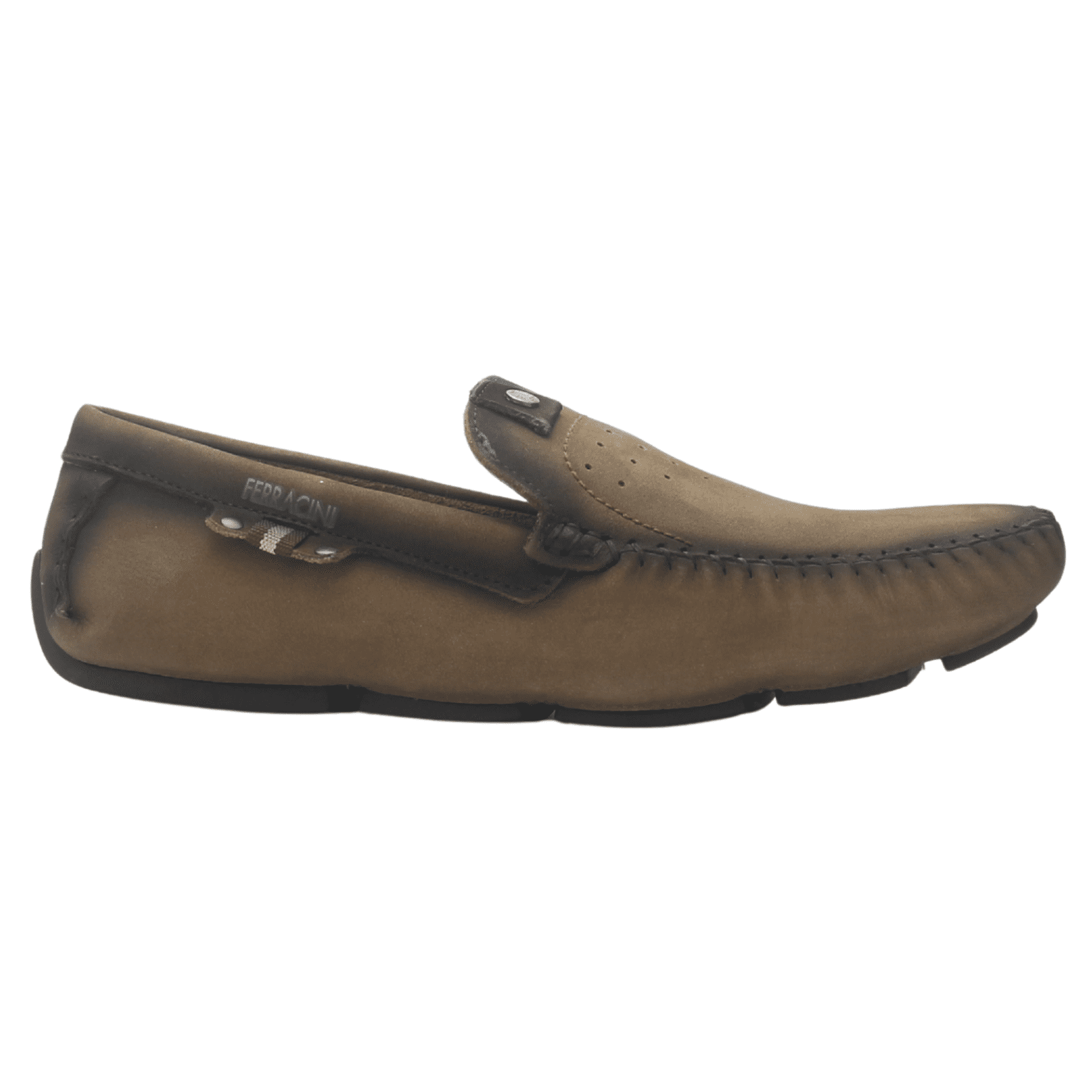 Mocasin Ferracini Hombre Mali 2774 Café Casual